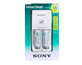 CARGADOR CON PILAS AA