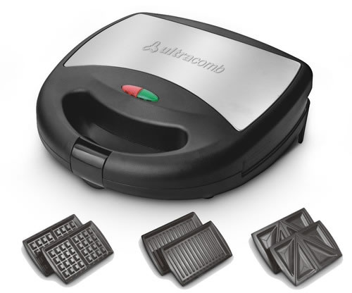 SANDWICHERA 750W 3 EN 1 SW2801